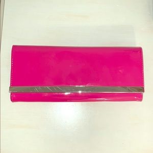 Call it Spring Hot Pink Clutch